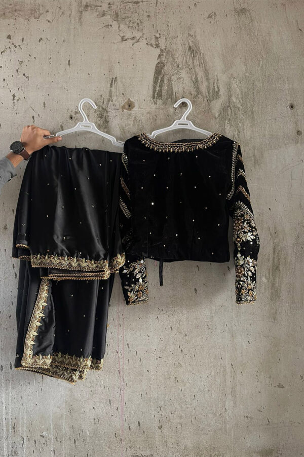 LAMA BLACK  SAREE