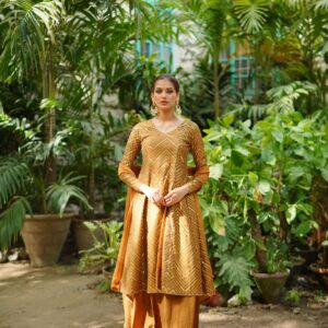 ROSHAN ( MUSTARD SEQUINCED ANGRAKHA )