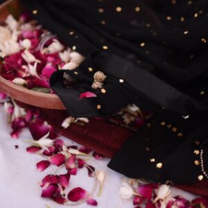 EID MEETHI '24 ( BLACK KAMDANI DRESS ) - Image 5