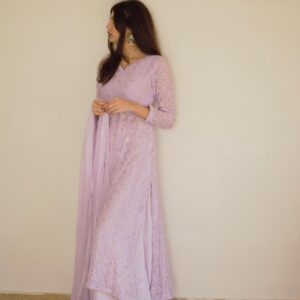LAVENDER CHIKEN KARI DRESS - Image 2