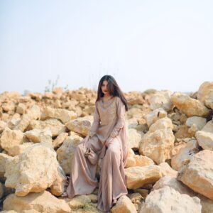 FAWN COTTON SILK DRESS - Image 4