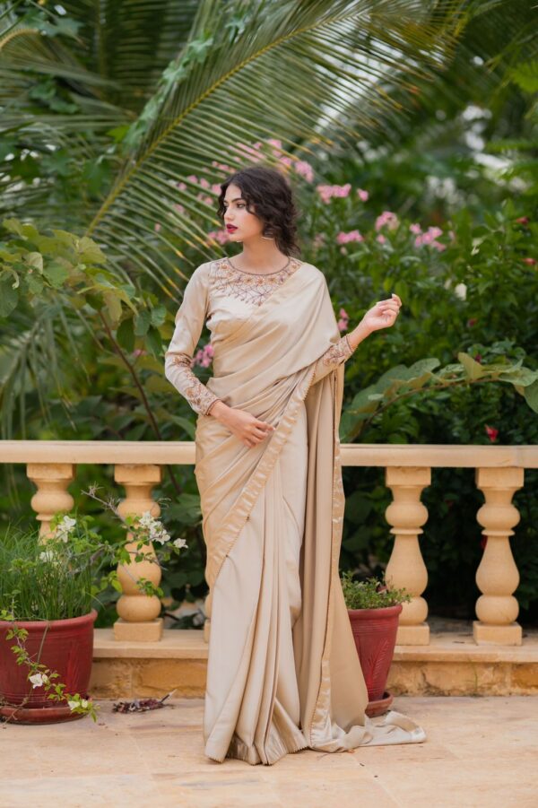 CREAMY SILK SAREE