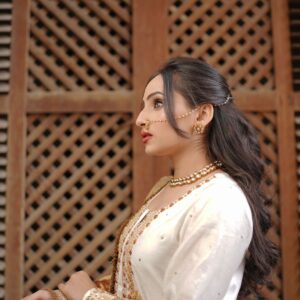 LAJPAAL "WHITE/BROWN GARARA" - Image 5