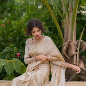 CREAMY SILK SAREE - Image 3