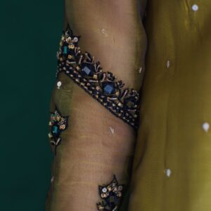MUSTARD GREEN DRESS - Image 5