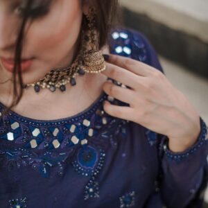 DARK BLUE DRESS - Image 4