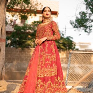 BURGUNDY BRIDAL DRESS - Image 6