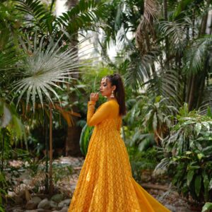 ROSHAN ( YELLOW EMBRIODERED DRESS ) - Image 7