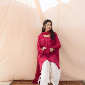HOT PINK SHALWAAR KAMEEZ - Image 5
