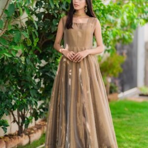 BRONZE LAMA KOTI DRESS - Image 2