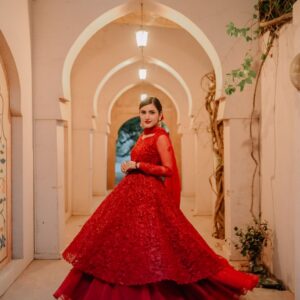 ENGAGEMENT RED DRESS