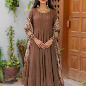 CRUSHED DUPATTA PISHWAS
