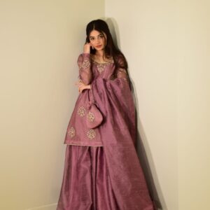 Lilac 2 leg sharara - Image 2