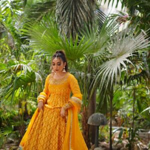 ROSHAN ( YELLOW EMBRIODERED DRESS ) - Image 2