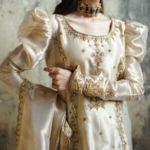 ZEBAISH E ZAMANA ( GOLDEN DRESS ) - Image 6