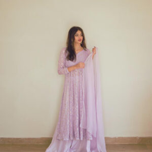 LAVENDER CHIKEN KARI DRESS