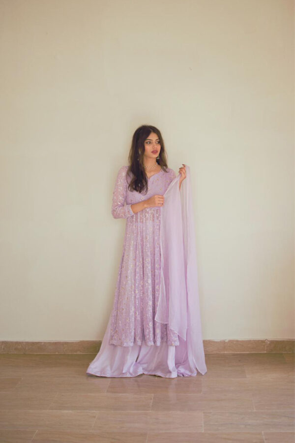 LAVENDER CHIKEN KARI DRESS
