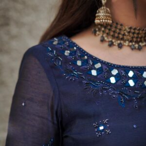 DARK BLUE DRESS - Image 3