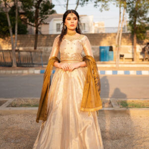 GOLDEN LEHANGA CHOLI