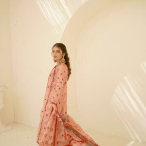 EID COLLECTION'25 ( PINK PRINTED DRESS ) - Image 7