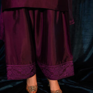 RAW SILK COLLECTION ‘25 VOILET KAMEEZ - Image 2