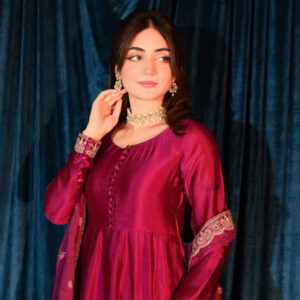 RAW SILK COLLECTION ‘25 HOT PINK DRESS - Image 12