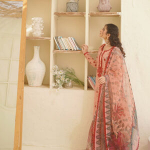 EID COLLECTION'25 ( PINK PRINTED DRESS ) - Image 8