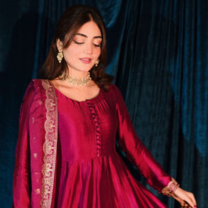 RAW SILK COLLECTION ‘25 HOT PINK DRESS - Image 7
