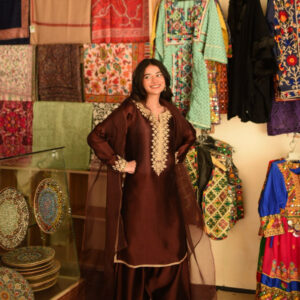 BROWN FARSHI DRESS - Image 5