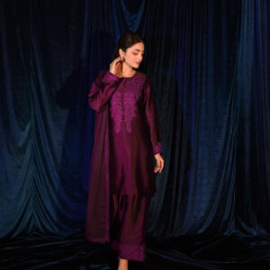 RAW SILK COLLECTION ‘25 VOILET KAMEEZ - Image 4