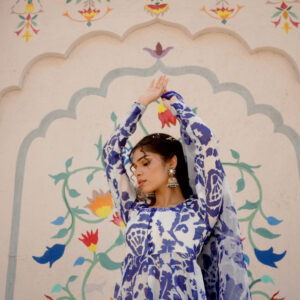 EID COLLECTION'25 ( BLUE ANARKALI ) - Image 3