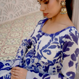 EID COLLECTION'25 ( BLUE ANARKALI ) - Image 9