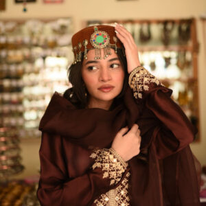 BROWN FARSHI DRESS - Image 2